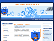 Tablet Screenshot of anglerverein-unstrut90.de